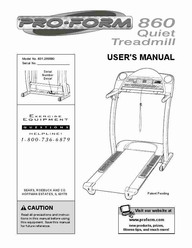 ProForm Treadmill 831_299580-page_pdf